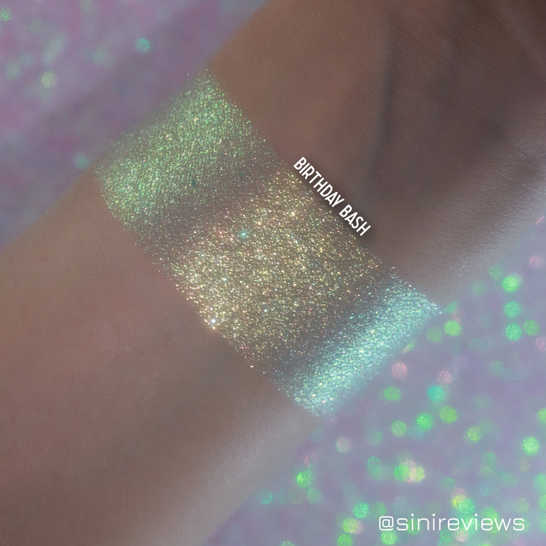 BIRTHDAY BASH - Special Edition, Iridescent Extreme Multichrome, Birthday Highlighter/ Eyeshadow
