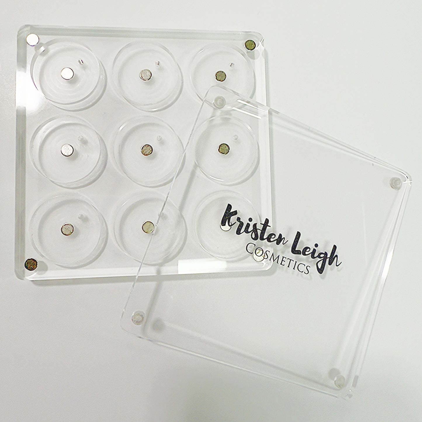 9 Pan Empty Magnetic Acrylic Palette