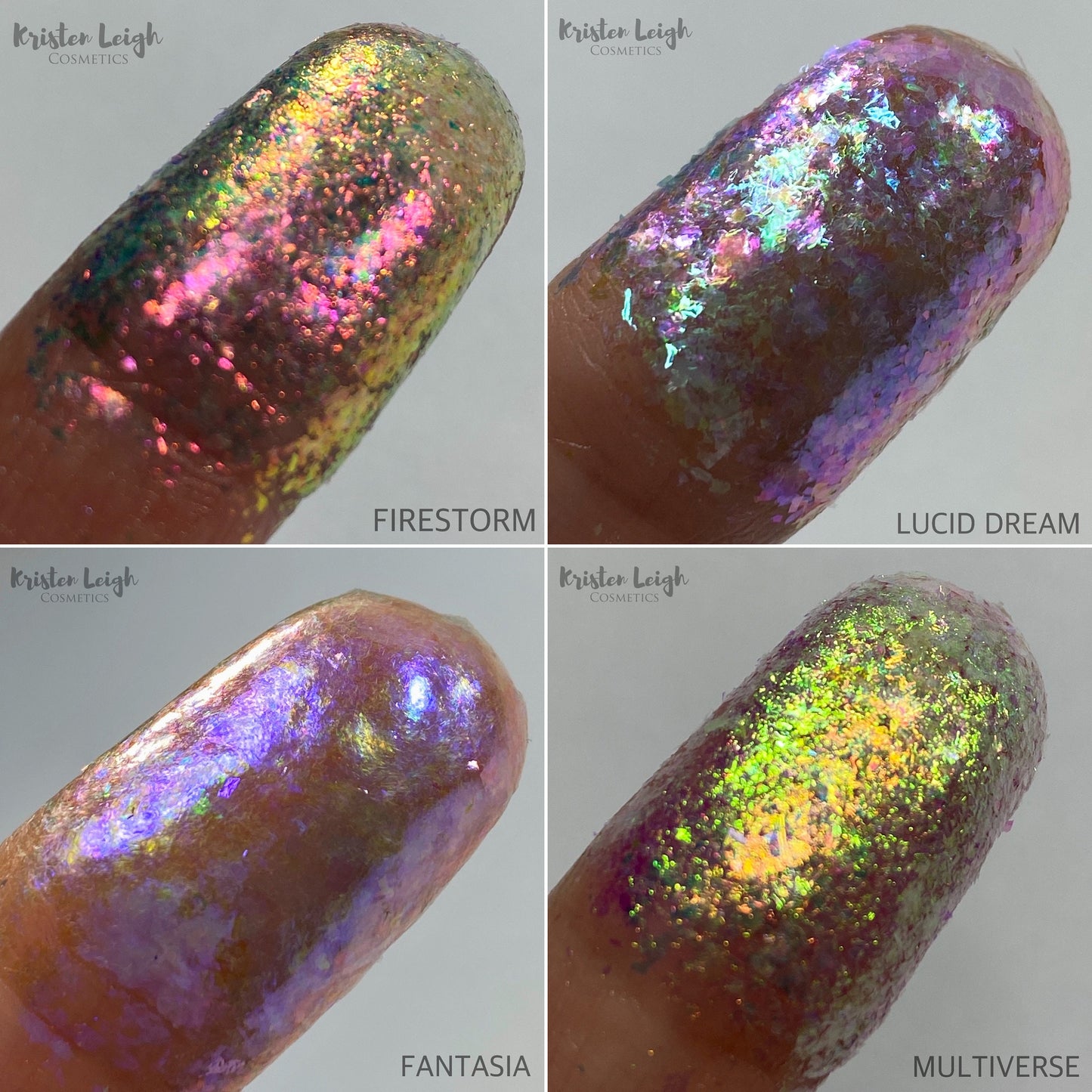 Extreme Multichrome Eyeshadow Flakes Collection
