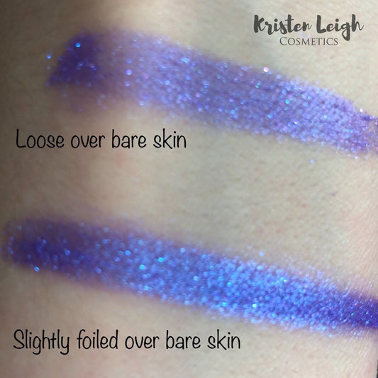 TIMIKA - Blue Violet to Purple Duochrome, Shimmer Loose Eyeshadow